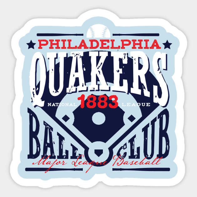 Philadelphia Quakers Sticker by MindsparkCreative